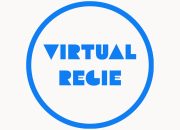 Virtual Regie Off white Logo